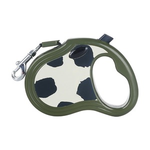 Correa para perros con estampado de vaca verde, cuerda de nailon duradera para pasear mascotas, para perros y gatos - Product Image 1