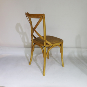 wholesale stackable modern design outdoor event <span class=keywords><strong>tiffany</strong></span> chiavari wood wedding cross back chair with cushion - Product Image 2