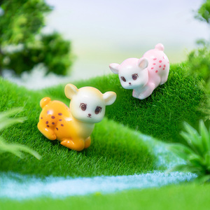 ตุ๊กตาสัตว์เรซิ่นขนาดเล็ก รูปกวางซิก้า สำหรับตกแต่งสวนเทพนิยาย ของตกแต่งเค้ก กล่องสุ่ม ของตกแต่งพวงกุญแจ - Product Image 4
