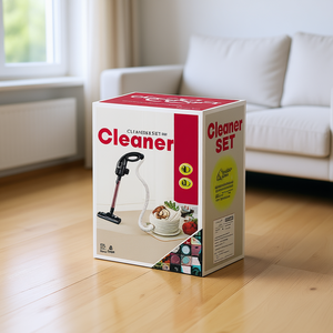 Cleaner Set Electric Vacuum Cleaner 19x25x7cm Household Plastic Light Sound Feature Color Box Packaging - Product Image 2