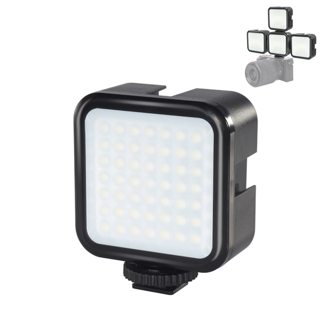 PULUZ Custom Mini Portable 64LED 3W Video Camera Light Fill Light for Photography Tiktoks Youtube Vlog for Camera