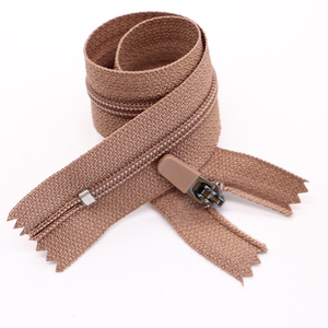 ساحبة قفل شبه أوتوماتيكية لولبية بولو سحاب نايلون للسراويل قريبة النهاية مصنع نايلون جيب - Product Image 5