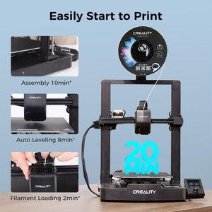 Pour imprimante 3D industrielle FDM Creality <span class=keywords><strong>Ender</strong></span> <span class=keywords><strong>3</strong></span> <span class=keywords><strong>V3</strong></span> SE avec Filament à chargement automatique d'extrudeuse directe Sprite à nivellement automatique tactile CR - Product Image 4