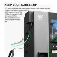 Estación de Carga Rápida para Vehículos Eléctricos de 60kw, 120kw, 160kw, 180kw, con RFID y 4G para Carga Pública