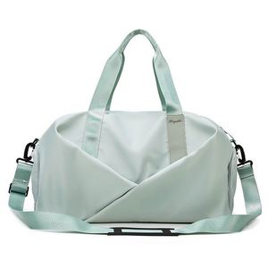 Wholesale <b>Navy</b> Oxford Custom Waterproof Large Capacity Unisex Duffle <b>Bags</b> Fashion Zipper Portable Travel Overnight Luggage - Product Image 2