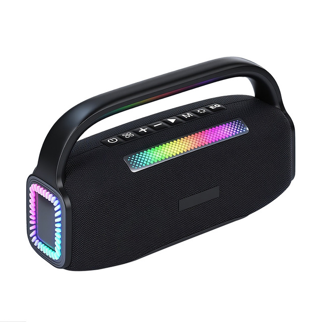 New Street Portable 6.0 Speaker IPX4 Waterproof 60W Outdoor Karaoke Super Dynamic Bass Boost RGB Neon Wireless for