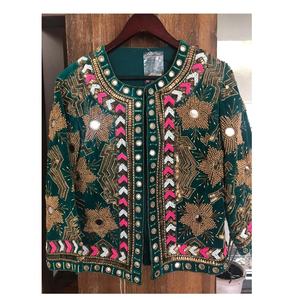 Blouson brodé pour femmes, veste de styliste, collection - Product Image 1