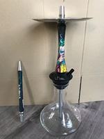 Vente en gros d'usine Chicha russe en bois + acier inoxydable Version originale Emballage en boîte cadeau Style Joker Ensemble de fumée de chicha