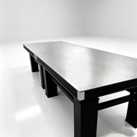 Plateforme d'isolation des vibrations en caoutchouc, table optique de laboratoire à amortissement passif, coussin d'isolation des micro-vibrations pour expériences de physique