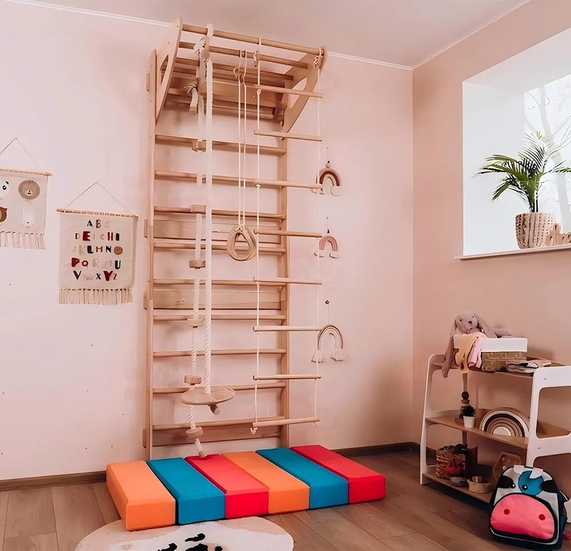 Multifunctional Children Climbing Walls 9 in