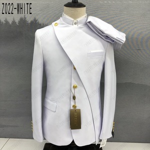 Traje de Negocios al por Mayor, Trajes Sastre Elegantes, Blazer para Hombre, Corte Entallado, Traje de Dos Piezas para Padrinos de Boda, Trajes de Boda para Hombre M110 - Product Image 5