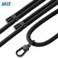 Cordons de Téléphone Portable Universels en Polyester Personnalisables, Ajustables avec Chaîne, Accessoire de Mode avec Logo pour iPhone, Cadeau d'Affaires