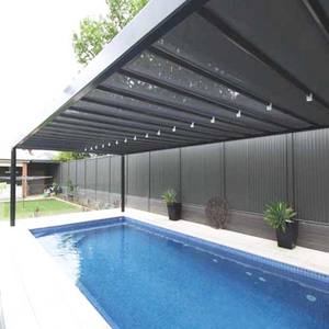 Toldo de sombra plegable retráctil de energía para exteriores de nuevo estilo, toldo de cubierta de piscina <span class=keywords><strong>Solar</strong></span> automático - Product Image 6