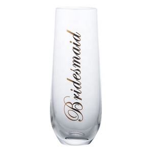 ภาชนะใส่เครื่องดื่มคริสตัล300มล. แก้วไวน์ขาวแดงแก้วแชมเปญสำหรับงานแต่งงาน - Product Image 1