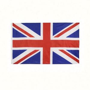 Bandera del Reino Unido de 3x5 pies, Bandera Nacional Británica Union Jack de Gran Bretaña, Venta al por Mayor - Product Image 1