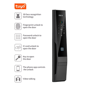 Tuya Thông Minh Tuya Máy Ảnh Khóa Cửa <span class=keywords><strong>Wifi</strong></span> Ứng Dụng Kiểm Soát Mật Khẩu Vân Tay Thẻ Chìa Khóa Cho Nhà Khách Sạn Căn Hộ Công Cộng Cho Thuê Nhà - Product Image 2