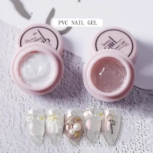 Vernis à ongles en PVC 3D pour fille miel, souple, solide, 1 pièce, Gel Soak Off UV, bricolage, modèles de manucure