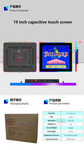 Moniteur PCAP 19 <span class=keywords><strong>pouces</strong></span>, machine de jeu Factory Pot of Gold, écran tactile capacitif 19'' POG avec éclairage LED coloré - Product Image 6
