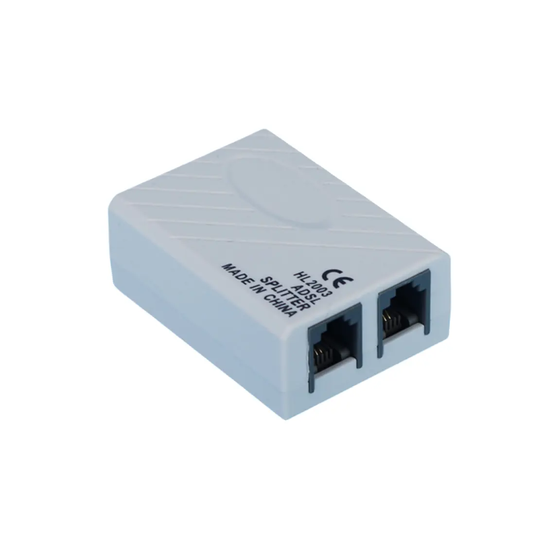 Phone Line Splitter RJ11 ADSL Modem Phone 6P2C to 3 Female Phone Jack Box