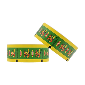 Rollo de película de aluminio para envolver papel encerado de chicle de caramelo dulce sellado en caliente personalizado - Product Image 1