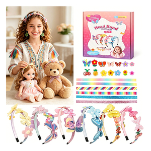 Kit de Décoration de Serre-tête DIY pour Enfants, Breloques Scintillantes Papillon Étoile Strass, Pack Cadeau Créatif pour Loisirs Créatifs et Fournitures de Jouets - Product Image 6