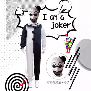 Conjunto de Disfraz de Payaso para Cosplay, Disfraz de Terror para Halloween, Traje para Actuaciones en Escenario y Juegos de Rol para Adultos - Product Image 3