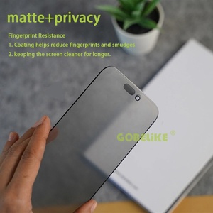 9h OG Low Haze Matte AR HD Anti <strong>Spy</strong> Cell Phone <strong>Glasses</strong> Full Coverage Screen Protector for iPhone 17 16 15 14 13 12 11 XR Series - Product Image 3