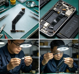 สายชาร์จ USB แบบ30Pin เต็มหัวสายแพแพแบบยืดหยุ่นสำหรับ10.1N8000 Galaxy <span class=keywords><strong>Note</strong></span> N8010แท็บเล็ตการถ่ายโอนข้อมูลส่วนซ่อมแซมแบบยืดหยุ่น - Product Image 4