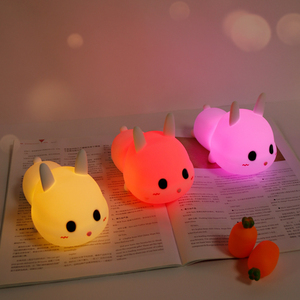 Ute ababbit hahape nimnimal recargable Colorful iliilicono Night ununny able AMP - Product Image 5