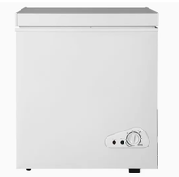 Congélateur électrique mini à chargement par le haut, 72L, à porte unique, fabriqué en Chine, pour usage domestique
