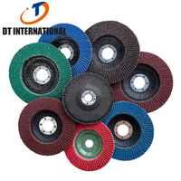 Disque à lamelles en zircone alumineuse Dongtai Abrasive Tools, support en fibre de verre, 4,5 pouces, disque abrasif OEM OBM ODM, disque de ponçage pour acier inoxydable