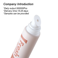 Tube d'emballage cosmétique en plastique personnalisé l pour brillant à lèvres multicolore soin des lèvres aux peptides liquides crème liquide populaire pour les yeux