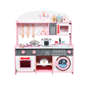 Grande <span class=keywords><strong>cuisine</strong></span> de jeu rose <span class=keywords><strong>pour</strong></span> enfants, table de <span class=keywords><strong>cuisine</strong></span> à domicile, ensemble de jouets de simulation de <span class=keywords><strong>cuisine</strong></span> <span class=keywords><strong>pour</strong></span> enfants, <span class=keywords><strong>cuisine</strong></span> en bois <span class=keywords><strong>pour</strong></span> filles - Product Image 4