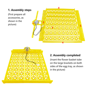 56 bandejas para incubadora de huevos con motor de volteo automático para huevos de gallina, pato y codorniz - Product Image 6