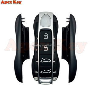 Fundas de Repuesto para Llaves de Alta Calidad en Color Negro para Porsche con Adhesivos para Crear Marcos de Fotos Artísticos - Product Image 4