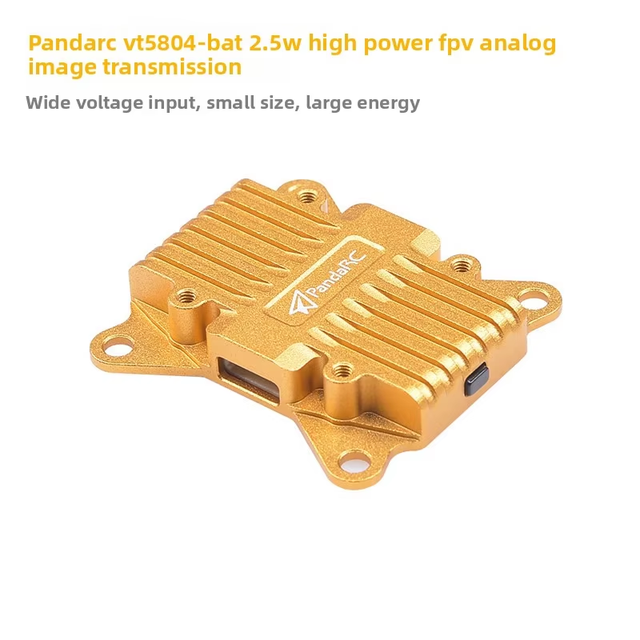 PandaRC 5.8G Picture Transmission VT5804-BAT 2.5W High Power Fixed Wing FPV Drone Accessories OSD Adjustment