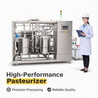 Pasteurisateur à plaques UHT Ace 500L pour lait de soja et pulpe de fruits