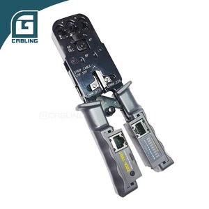 Gcabling - El Mejor Kit de Herramientas de Prensado RJ45 con Probador de Cables LAN, para Redes RJ12, RJ11, 4P, 8P, 6P, Pin <span class=keywords><strong>Cat</strong></span> <span class=keywords><strong>6</strong></span> - Product Image 2