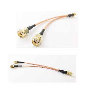สายแปลงหัวต่อแบบ Y ชนิด RP SMA ตัวเมียแบบกลับด้านเป็น SMA ตัวผู้คู่ 2 หัว รุ่น RG316 สำหรับเราเตอร์ Wifi ลดราคาพิเศษ - Product Image 2