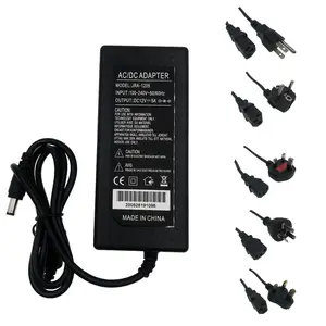 Factory Direct Sale 12VDC 5A Switching Power Supply 110V/220V LED for Desktop 60Watt 12V Power Supply 12v 5a