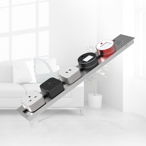 Nouvelle Arrivée Prises Murales Encastrables et Interrupteurs Standard UK, Multiprise Intelligente 100cm avec 5 Adaptateurs - Product Image 1