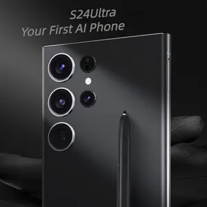 West Asia Smartphone mais vendido 2024 New Technique S24 Ultra AI com Stylus desbloqueado 5G Versão Global AI