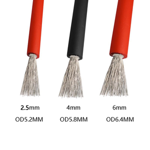 Cable Solar de 6 mm, Cables de CC Pv1-f Pv de Calibre 10 AWG EU para TUV 25 mm², Metros H1z2z2-k, Cable Solar para Panel F - Product Image 2
