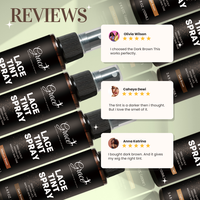 Custom Box Vegan Semi-permanent Light Medium Dark Brown Match Skin Tone Hidden Lace Tint Spray for Frontal Closure Wigs