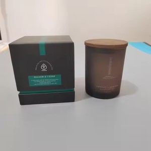 Velas aromáticas de lujo de la serie Forest, mecha de algodón de cera de soja perfumada con flores secas para bodas, vacaciones, cera de parafina de Palma hecha, nuevo - Product Image 5