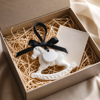 Pendentif d'aromathérapie de luxe en plâtre naturel pour voiture, écologique, sans alcool, désodorisant suspendu longue durée pour rétroviseur
