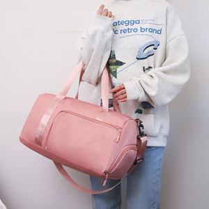 Sac de sport personnalisé avec logo, sec et humide séparés, compartiment pour chaussures de sport durable, sac de yoga, sac de week-end, sac de voyage, sac à bandoulière, marque de fitness - Product Image 6