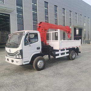 Grue polyvalente montée sur camion, petite remorque, capacité 8,2 m, hauteur de levage, construction en acier, moteur inclus - Product Image 3