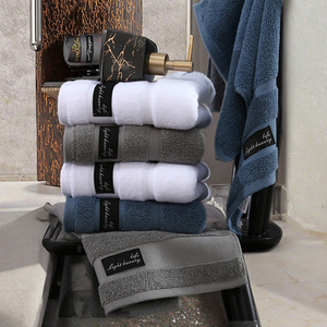 Serviette de lavage de visage en coton spécial Hilton Five-Star Hotel épaissie pour un usage domestique et un spa transfrontalier - Product Image 1