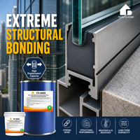 Scellant structurel en silicone à double composant à durcissement neutre FEIDU'sHome pour murs-rideaux en verre creux à double étanchéité, pierre et aluminium